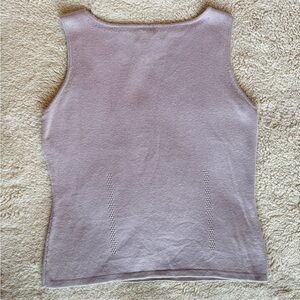 Elegant Lavender Sleeveless Fitted Summer Top